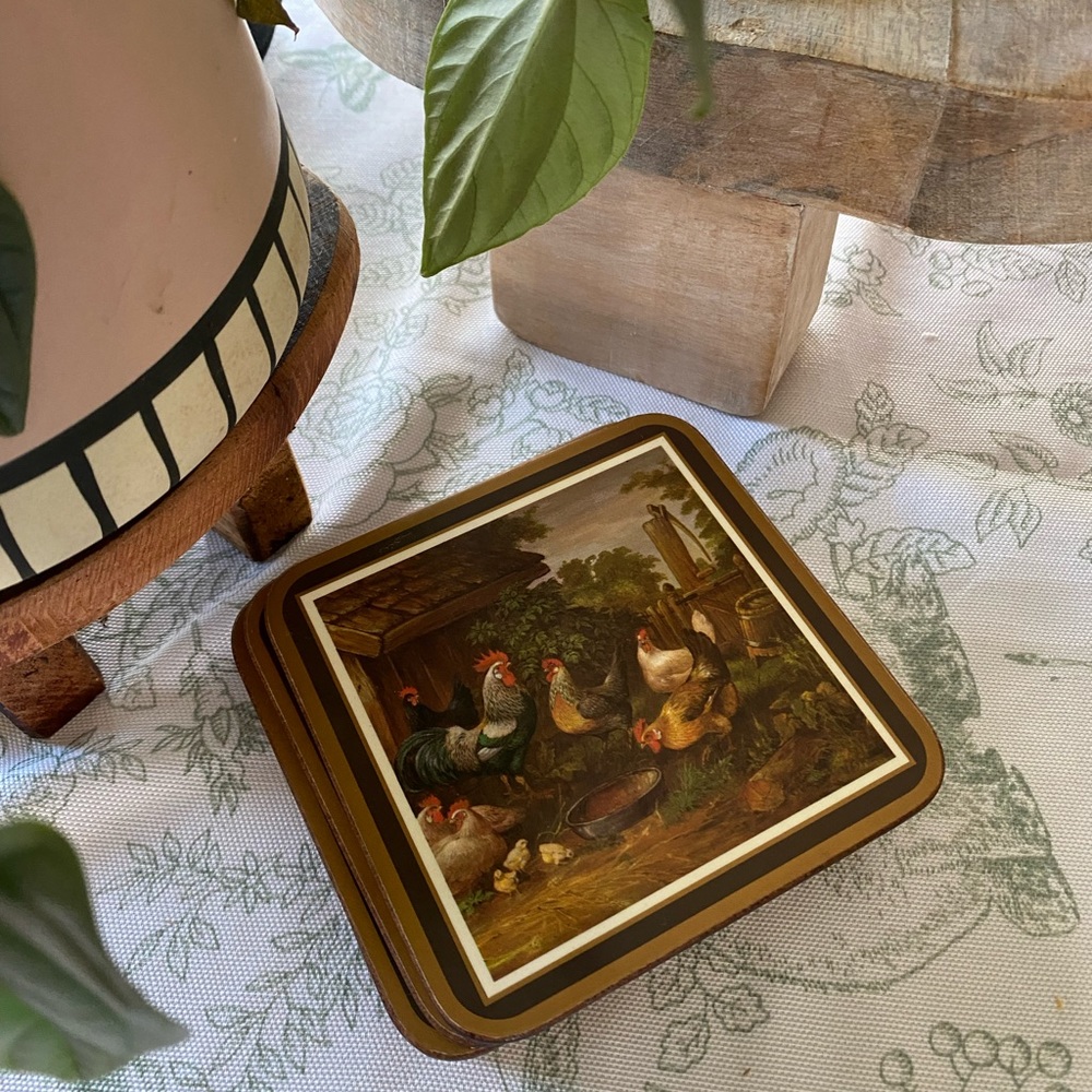 Pimpernel Coasters Farmyard